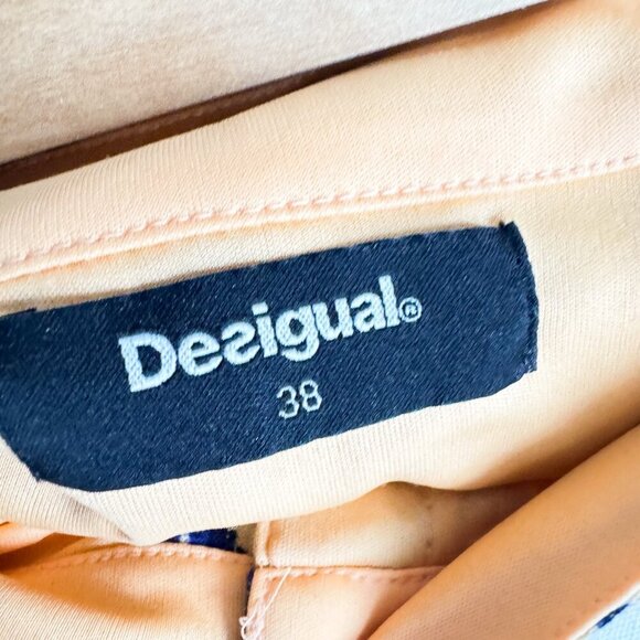 Desigual Patchwork Paisley Colourful Button front Maxi Skirt - Picture 7 of 7